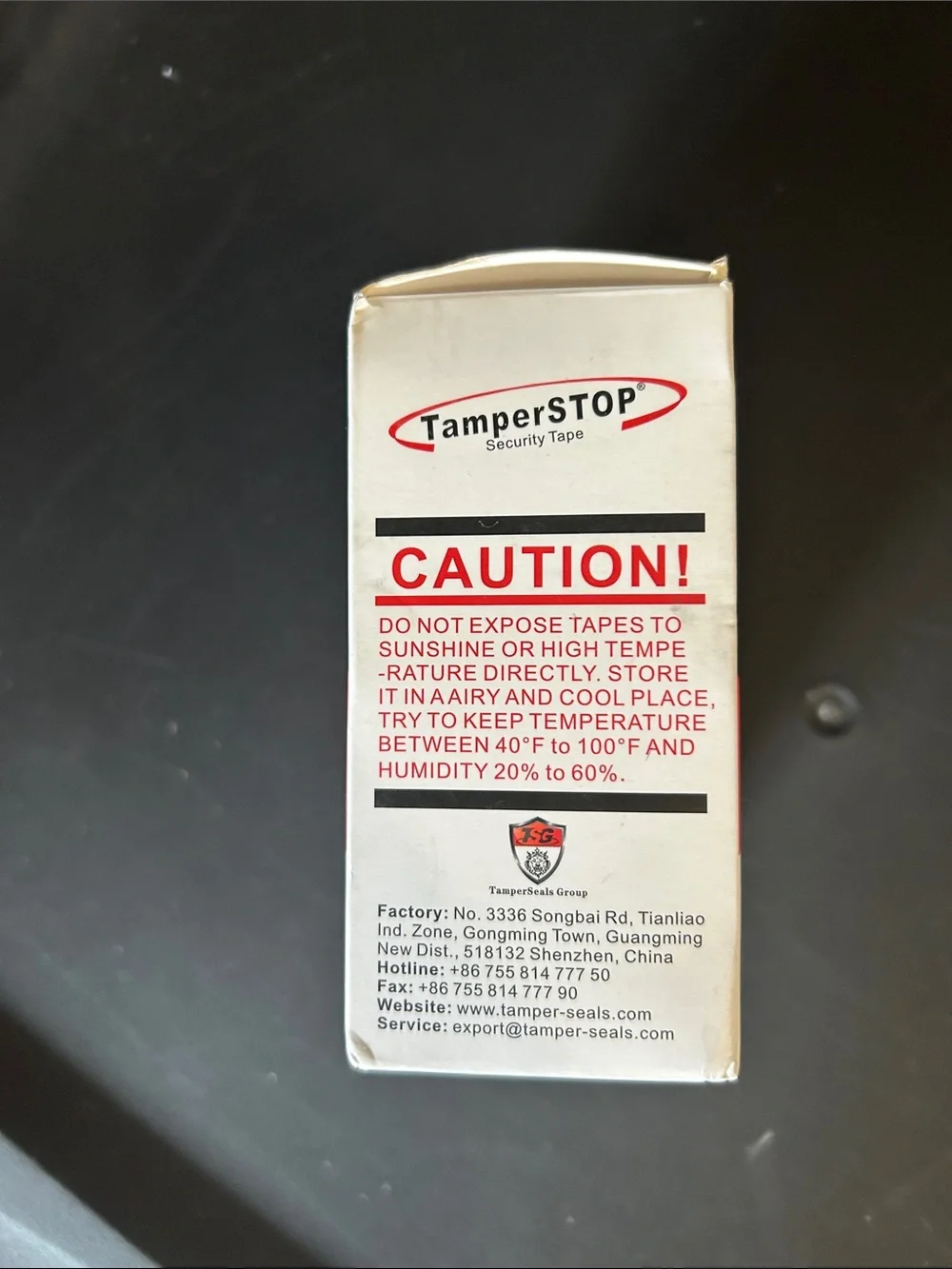 TamperSTOP Security Tape